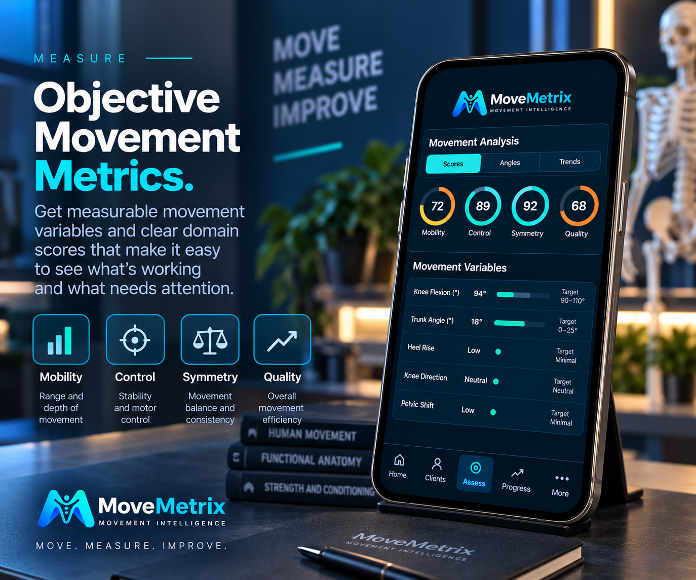 MoveMetrix measure workflow